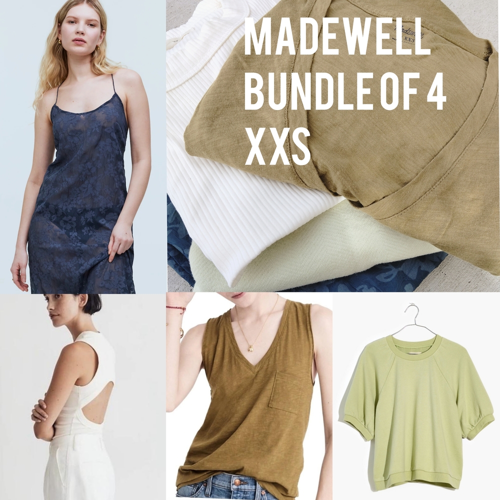 Madewell XXS Clothing Bundle of 4 NWT